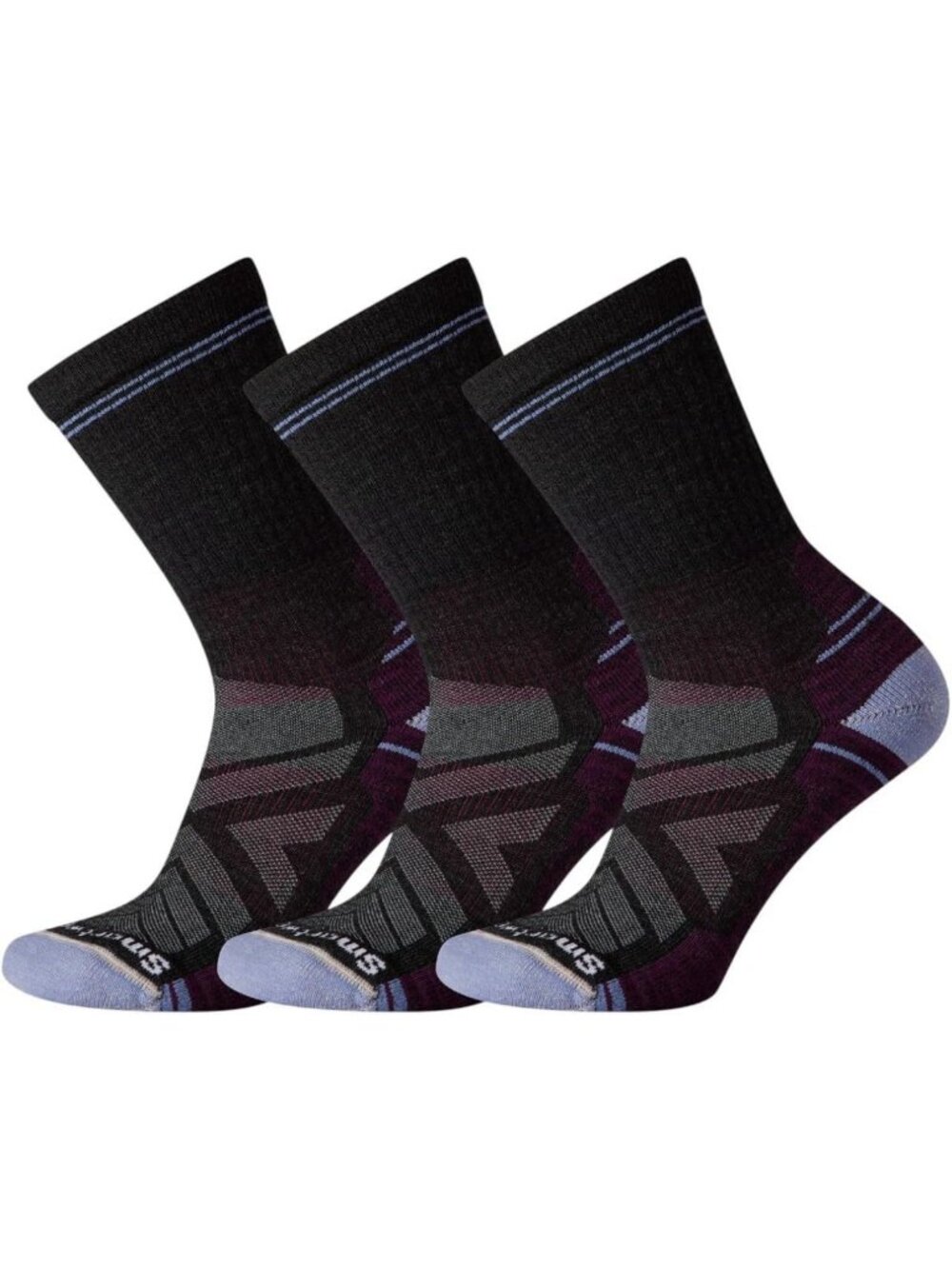 Lightweight Hiking Crew Socks for Women | Cushioned Comfort & Durability